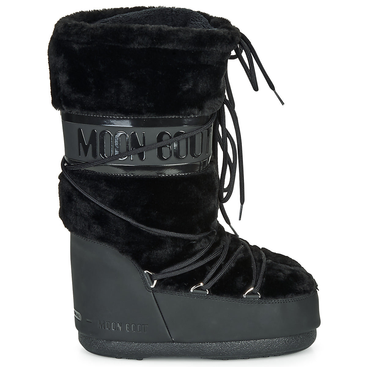 Scarpe da neve Donna Moon Boot MOON BOOT CLASSIC FAUX FUR Nero