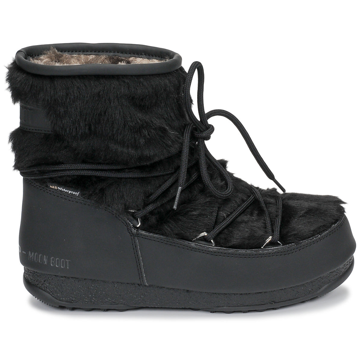 Scarpe da neve Donna Moon Boot MOON BOOT MONACO LOW FUR WP Nero