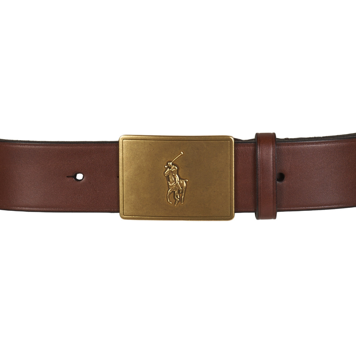 Cintura Uomo Polo Ralph Lauren PP PLAQUE-CASUAL-MEDIUM Marrone