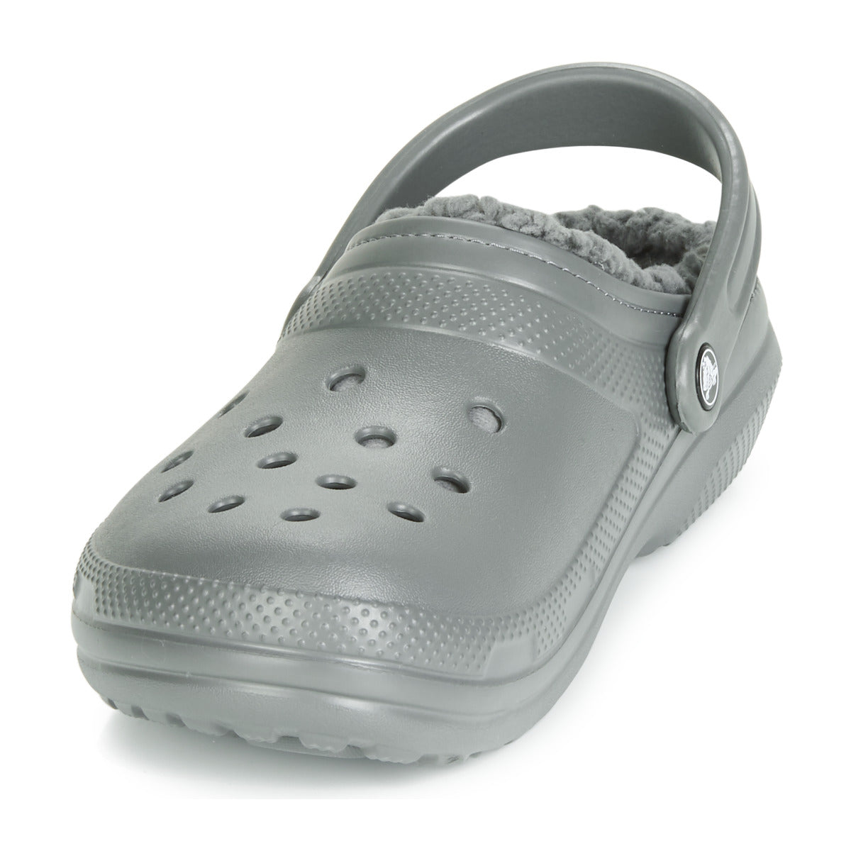 Scarpe Uomo Crocs CLASSIC LINED CLOG Grigio