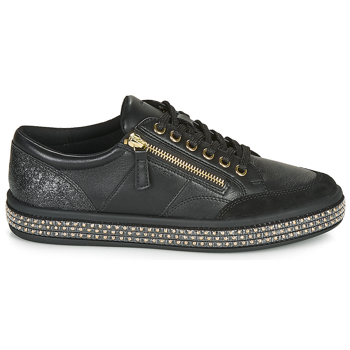 Sneakers basse Donna Geox D LEELU’ Nero