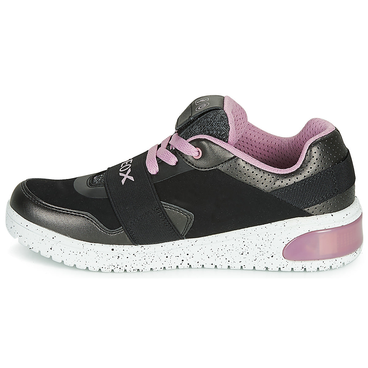 Scarpe bambini ragazza Geox J XLED GIRL Nero
