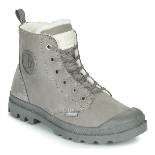 Stivaletti Donna Palladium PAMPA HI ZIP WL Grigio