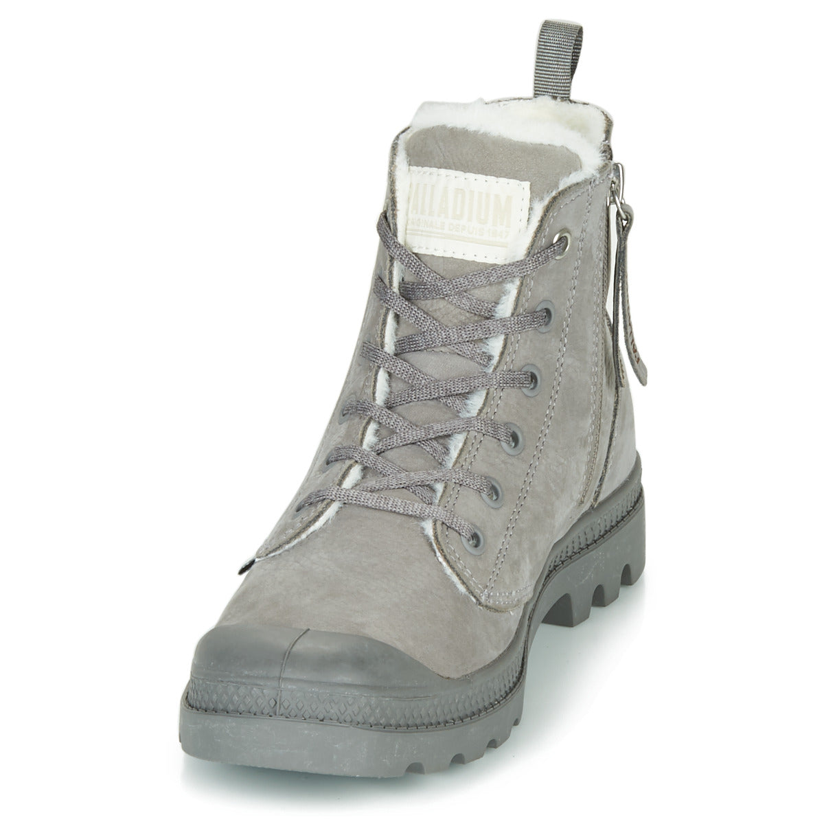Stivaletti Donna Palladium PAMPA HI ZIP WL Grigio