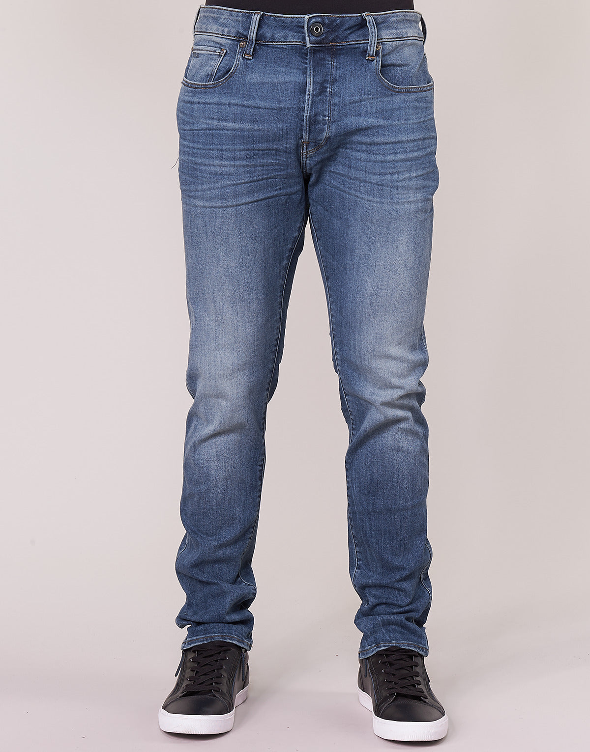 Jeans Slim Uomo G-Star Raw 3301 SLIM Blu