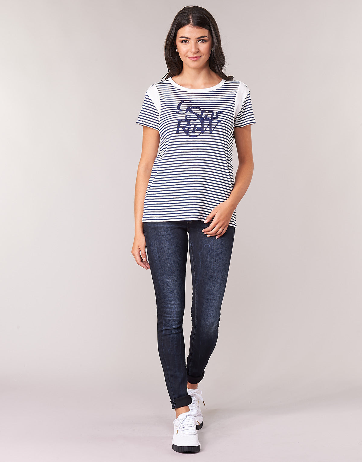 Jeans skynny Donna G-Star Raw Lynn Mid Skinny Wmn Blu