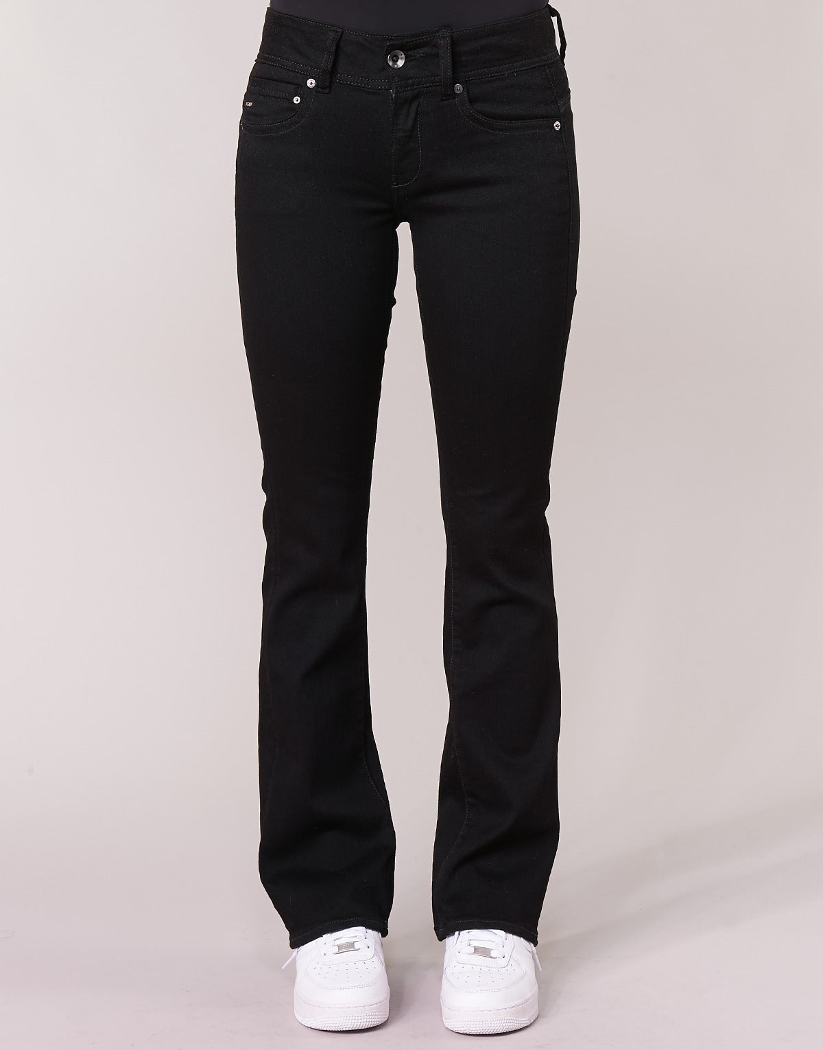 Jeans Bootcut Donna G-Star Raw MIDGE MID BOOTCUT WMN Nero