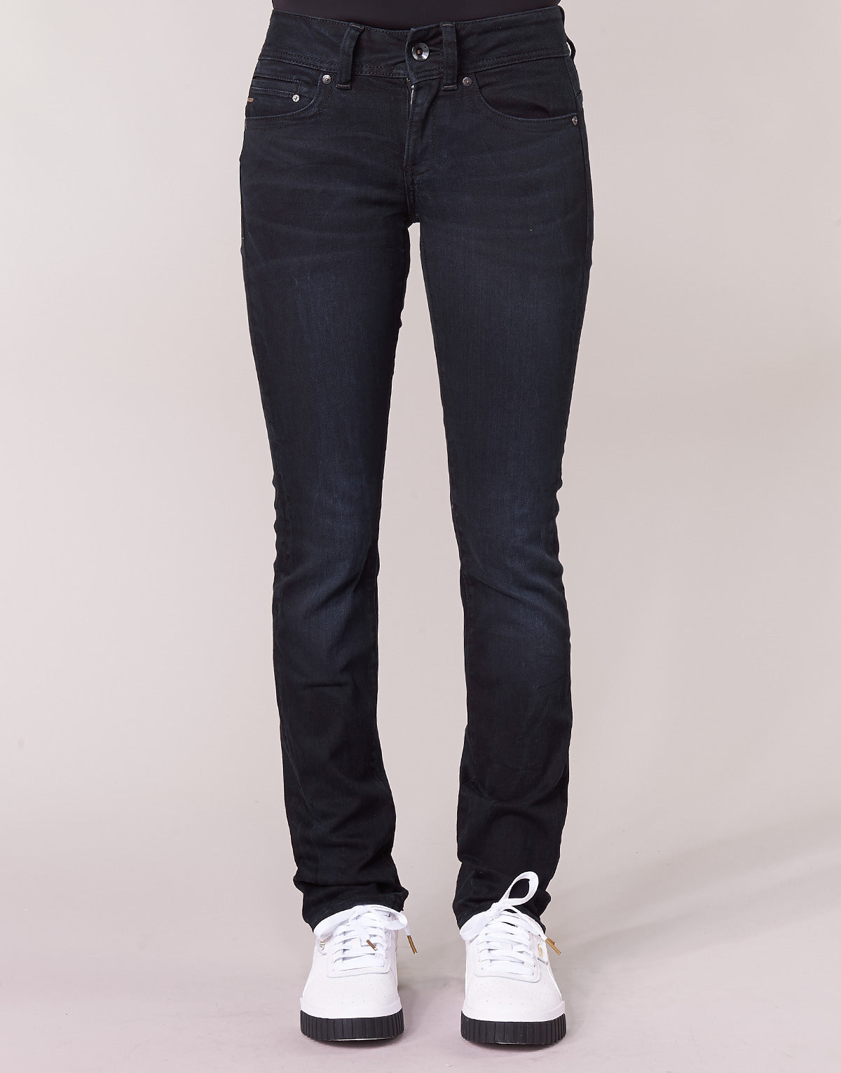 Jeans Donna G-Star Raw MIDGE MID STRAIGHT WMN Blu