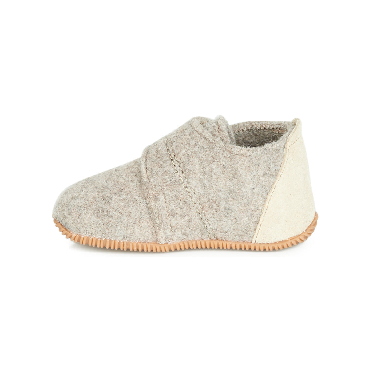 Pantofole bambini ragazza Giesswein OBERSTAUFFEN Beige
