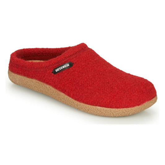 Pantofole Uomo Giesswein VEITSCH Rosso