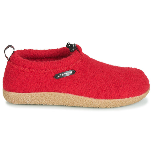 Pantofole Uomo Giesswein  VENT  Rosso