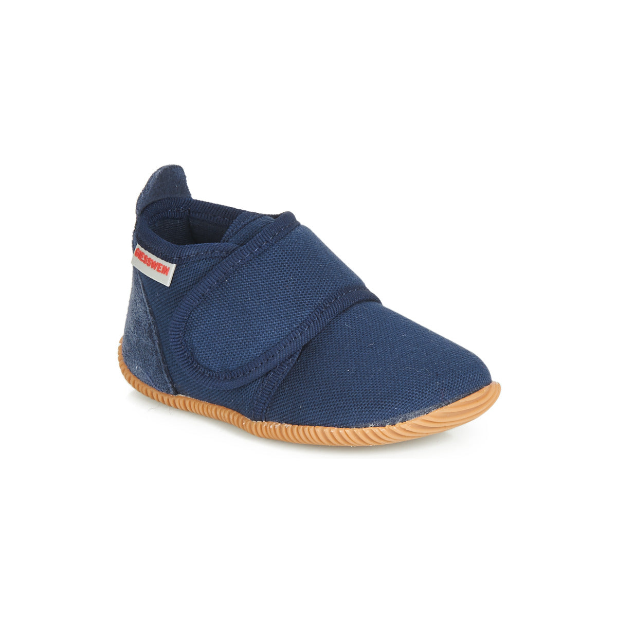 Pantofole bambini ragazzo Giesswein STRASS SLIM FIT Blu