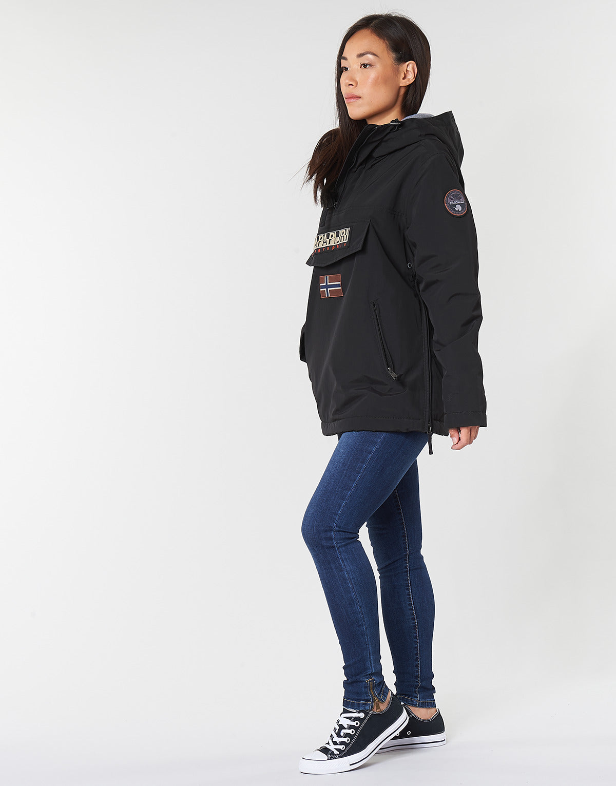 Parka Donna Napapijri RAINFOREST POCKET Nero