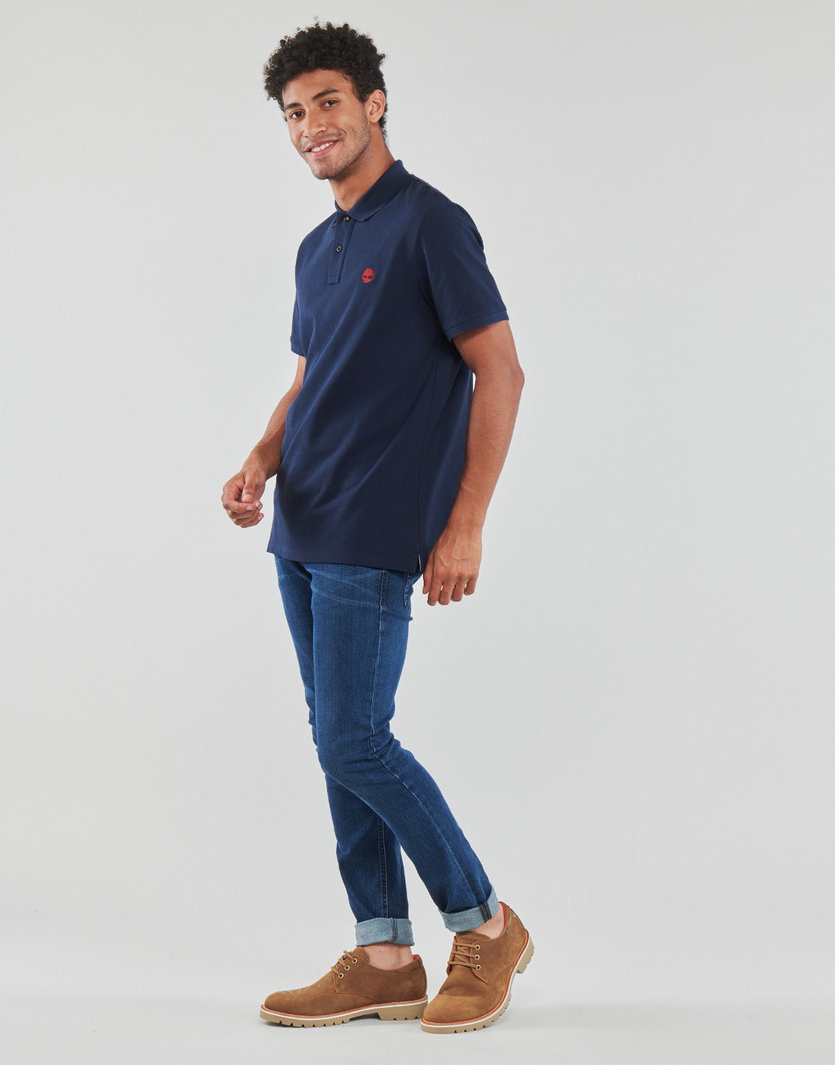 Polo Uomo Timberland SS MR Polo Slim DARK SAPPHIRE Marine