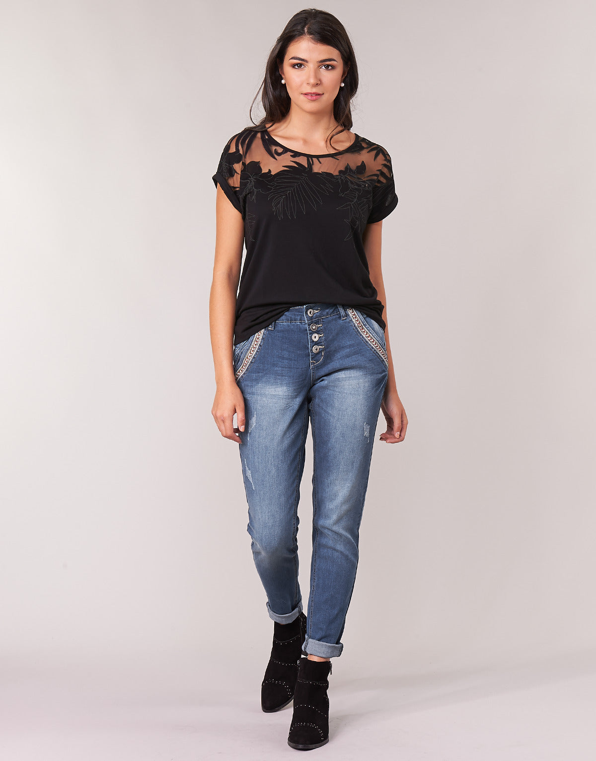 Jeans Donna Cream DICTE Blu