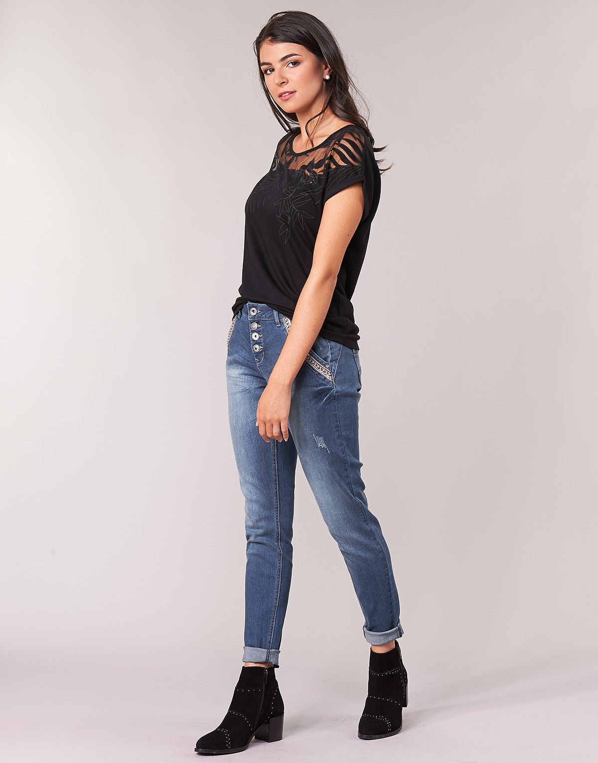 Jeans Donna Cream DICTE Blu