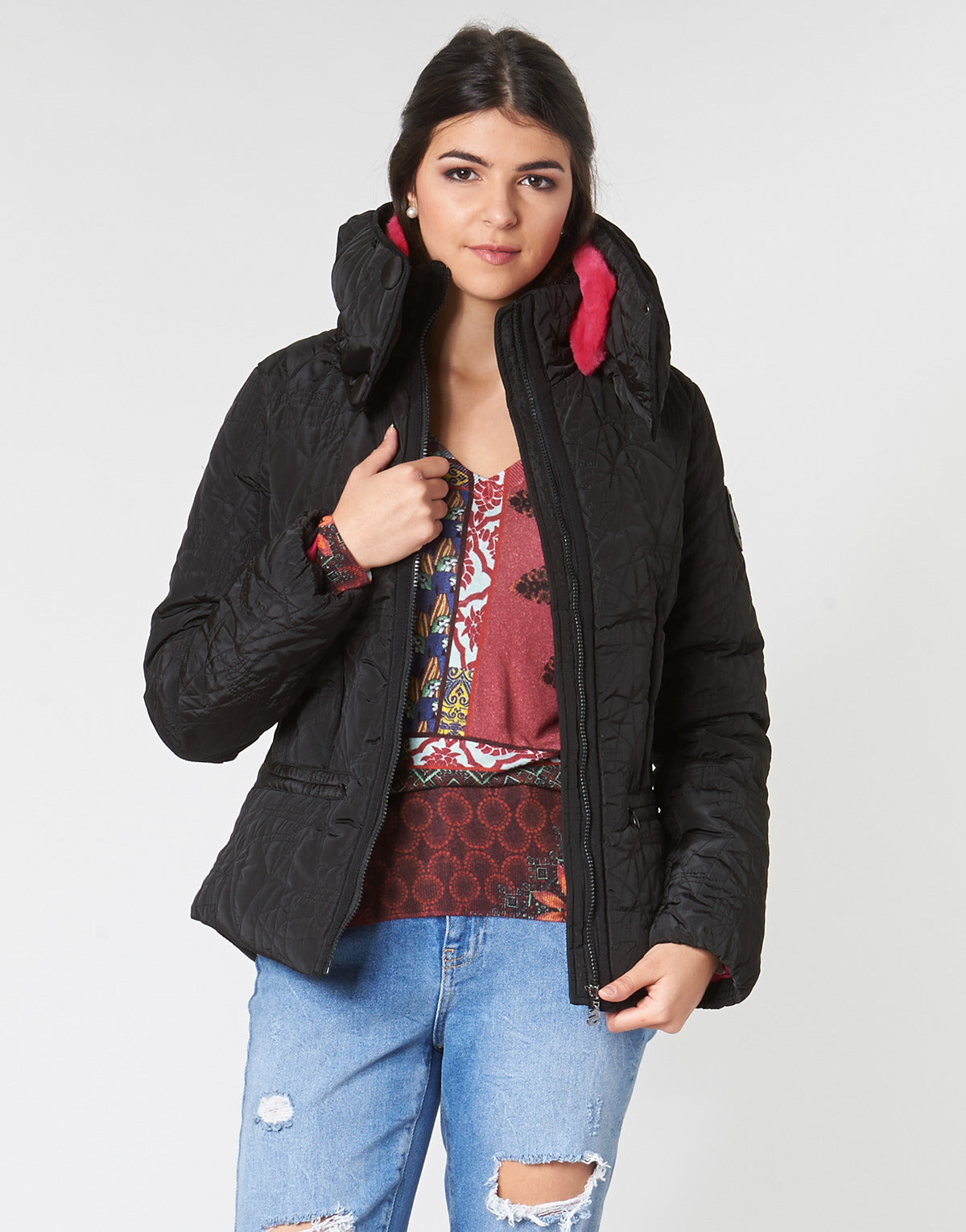 Piumino Donna Desigual BRISTOL Nero
