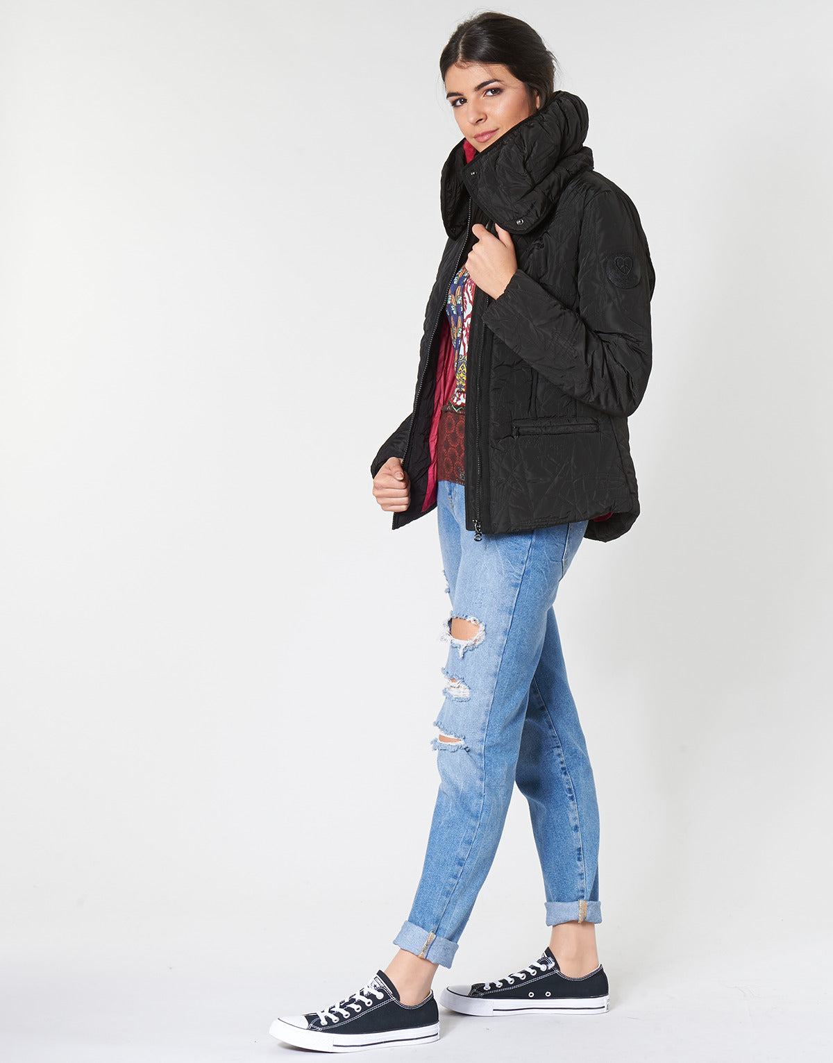 Piumino Donna Desigual BRISTOL Nero