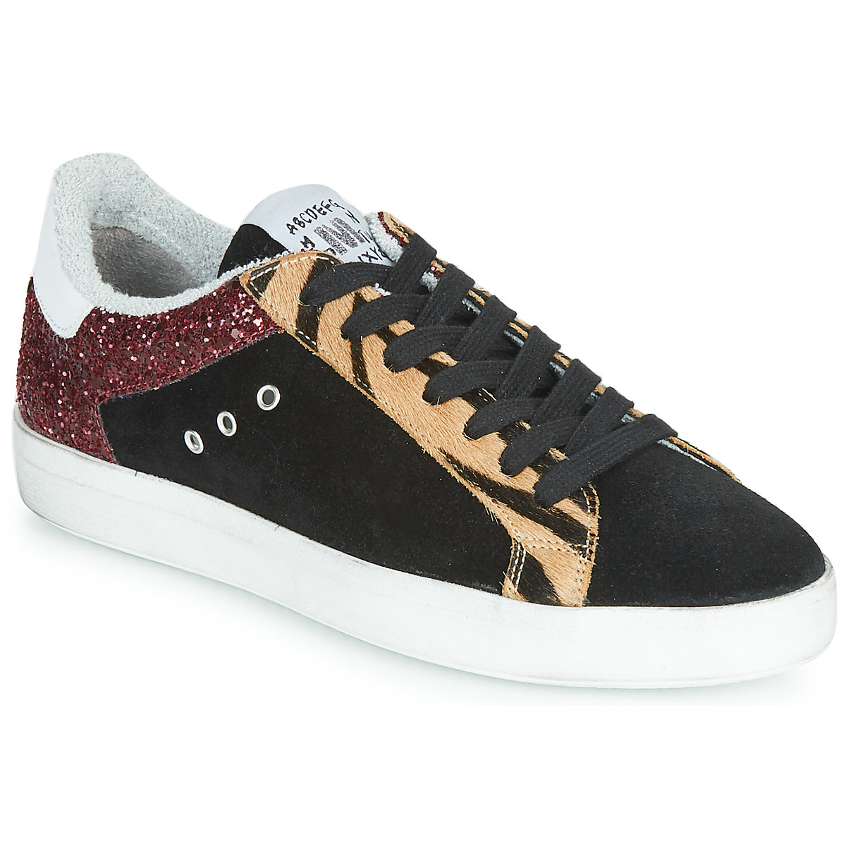 Sneakers basse Donna Meline ZEBRINO Nero