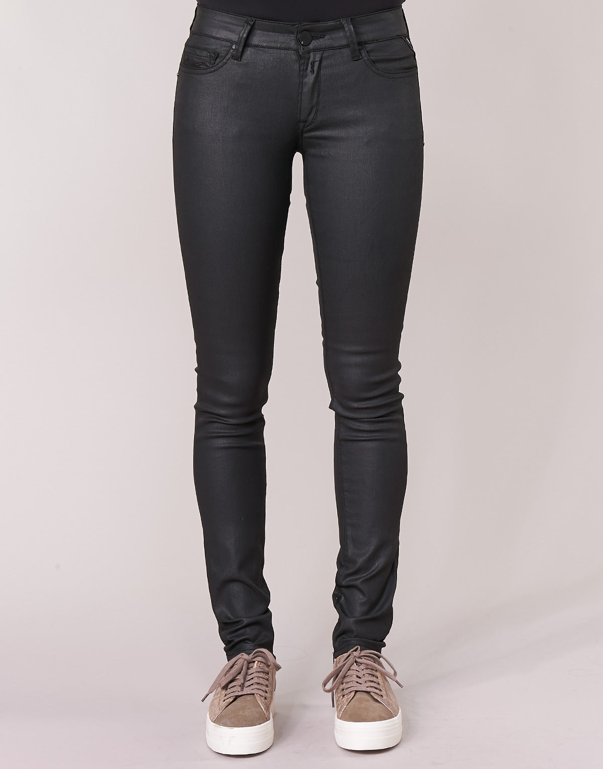 Jeans Slim Donna Replay  LUZ  Nero