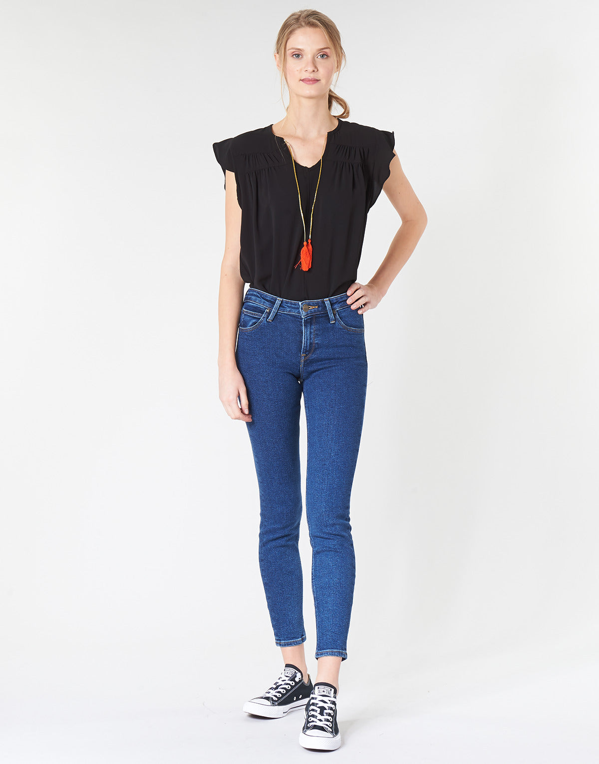 Jeans Slim Donna Lee SCARLETT STONE MILTONA Blu