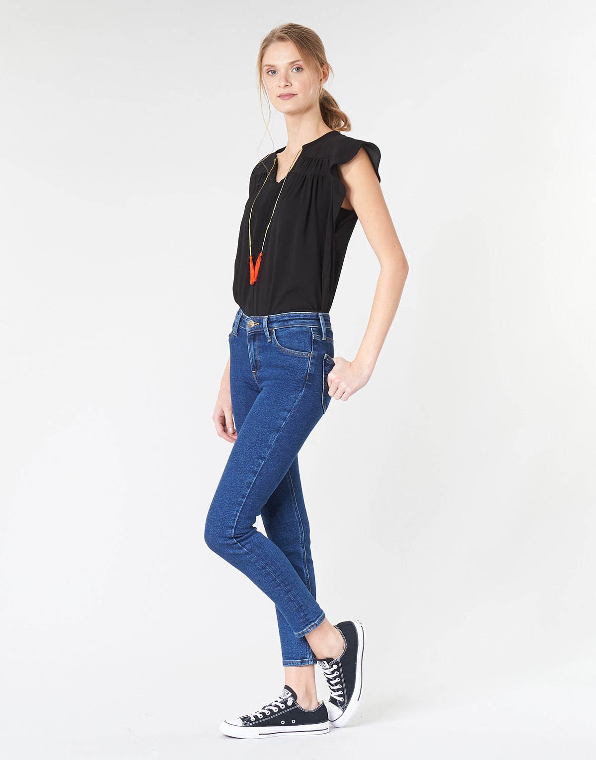 Jeans Slim Donna Lee SCARLETT STONE MILTONA Blu