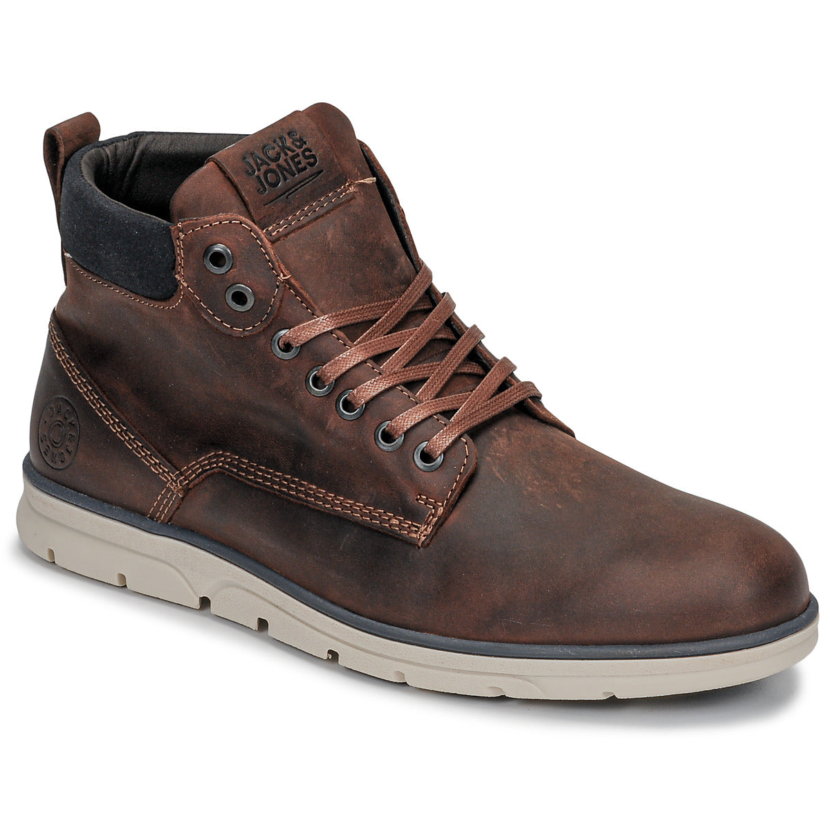 Stivaletti Uomo Jack & Jones JFW TUBAR LEATHER Marrone