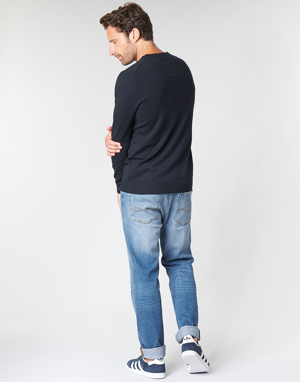 Maglione Uomo Lyle & Scott KN400VC-Z273 Marine