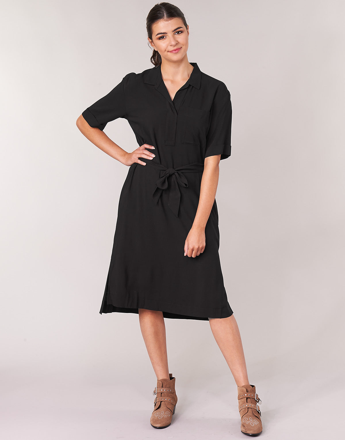 Abito corto Donna Esprit 079EE1E011-003 Nero