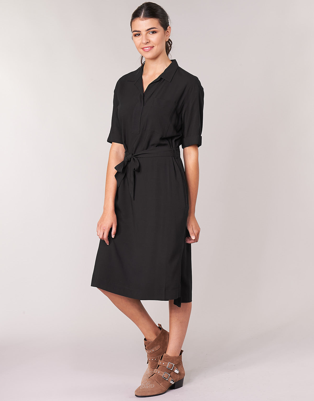 Abito corto Donna Esprit 079EE1E011-003 Nero