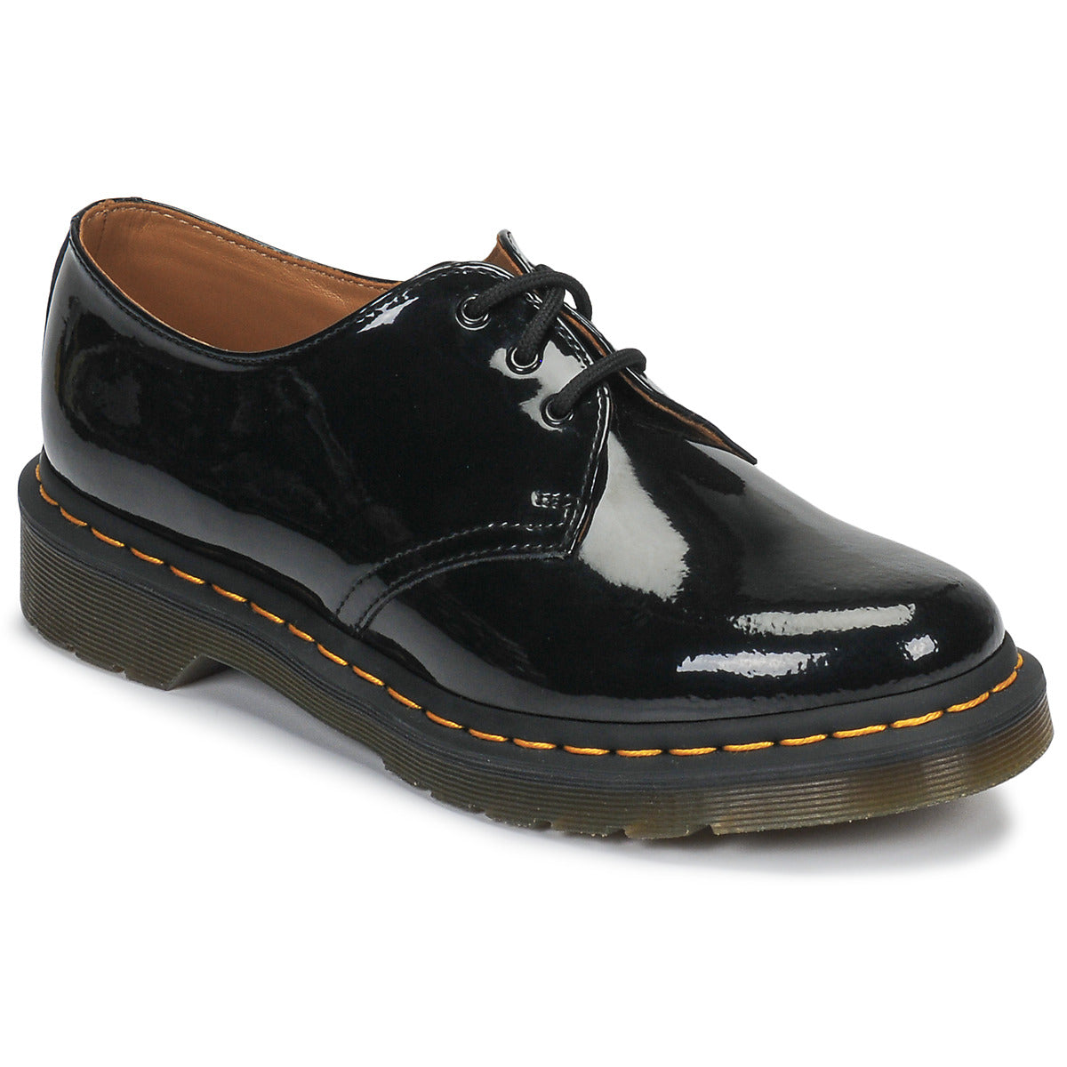 Scarpe Donna Dr. Martens  1461 BLACK PATENT LAMPER  Nero