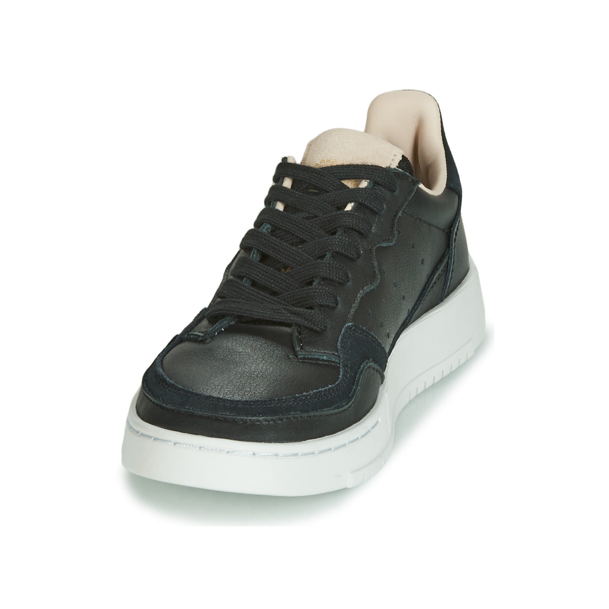 Scarpe bambini ragazza adidas SUPERCOURT J Nero