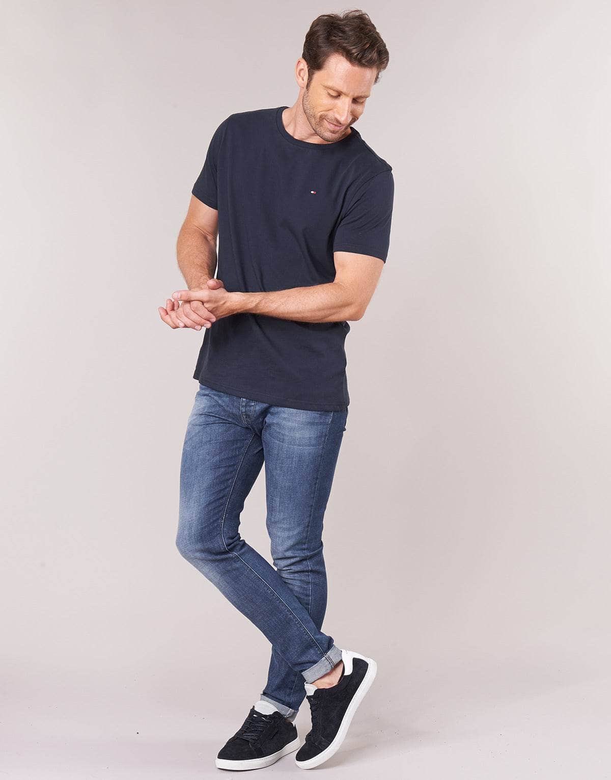 T-shirt Uomo Tommy Hilfiger COTTON ICON SLEEPWEAR Blu