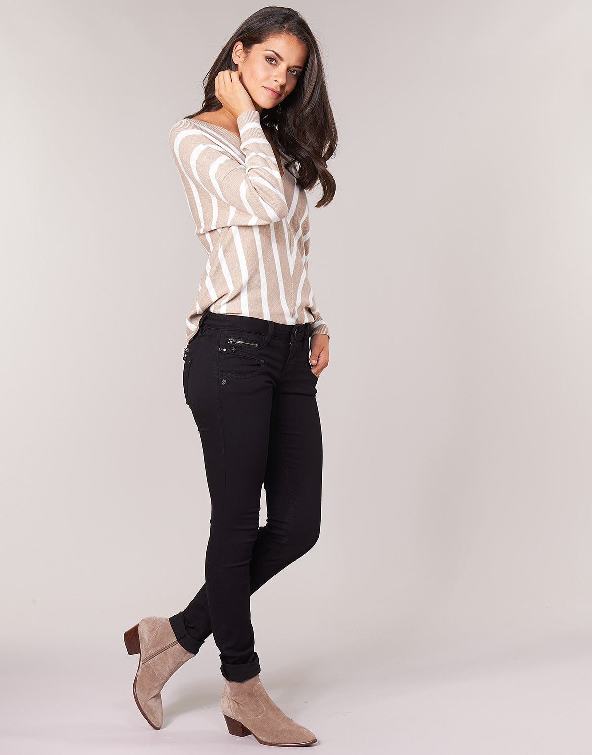 Jeans Slim Donna Freeman T.Porter ALEXA SLIM S-SDM Nero