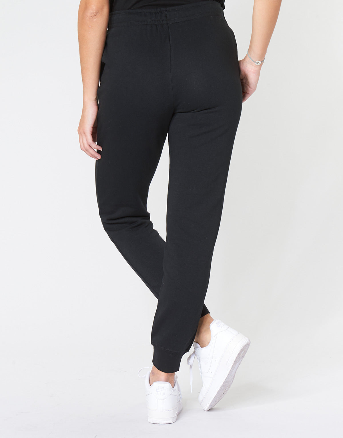 Pantaloni Sportivi Donna Nike  W NSW ESSNTL PANT REG FLC  Nero