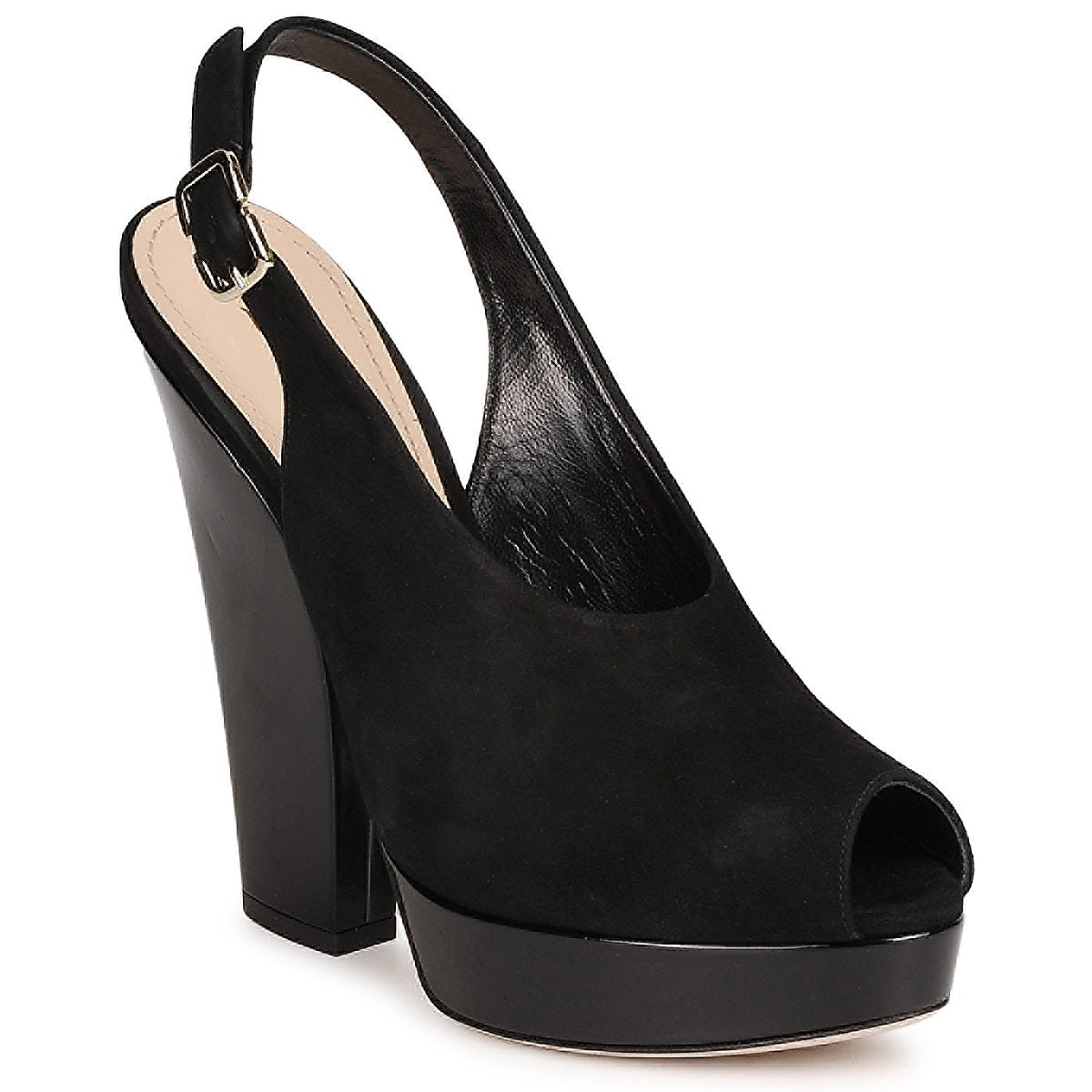 Sandali Donna Sebastian CAMOSCIO Nero