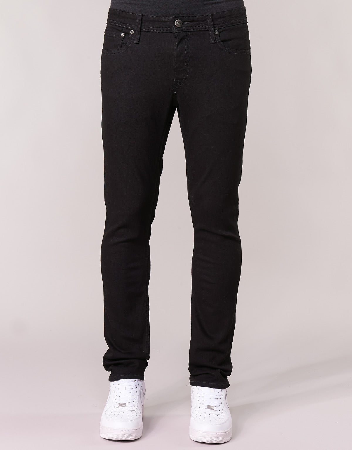Jeans Slim Uomo Jack & Jones JJIGLENN Nero
