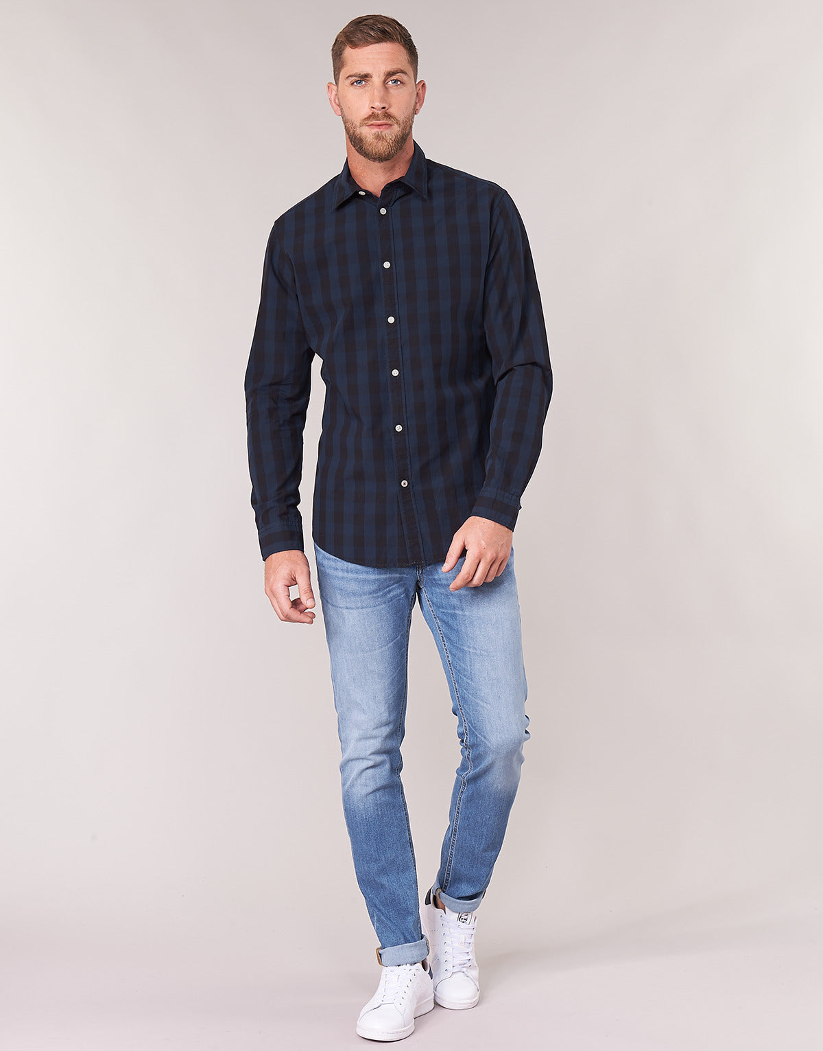 Jeans Slim Uomo Jack & Jones JJIGLENN Blu