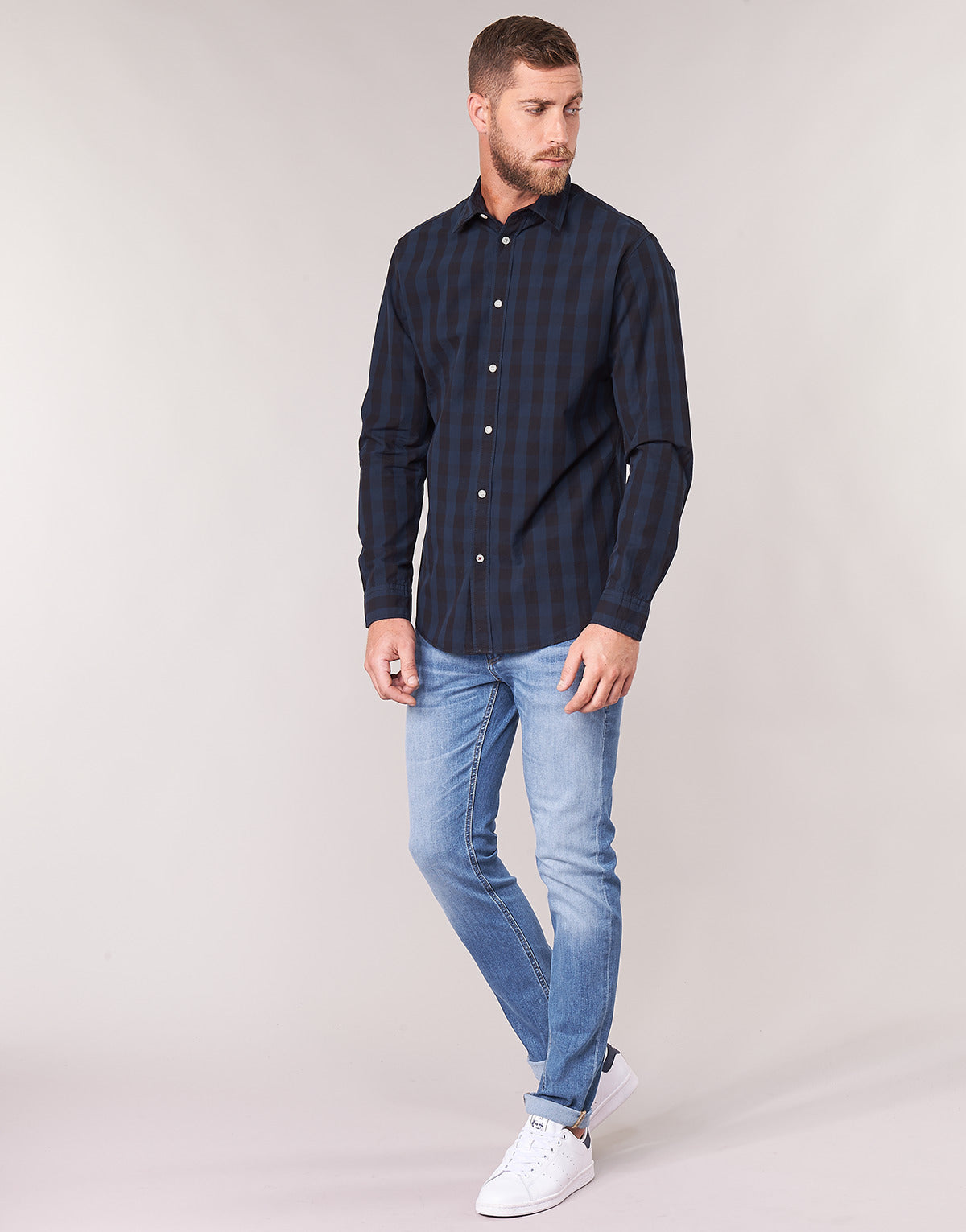 Jeans Slim Uomo Jack & Jones JJIGLENN Blu