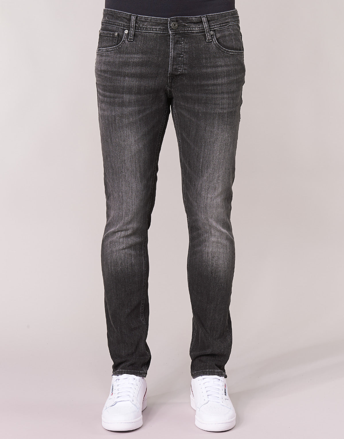 Jeans Slim Uomo Jack & Jones JJIGLENN Nero