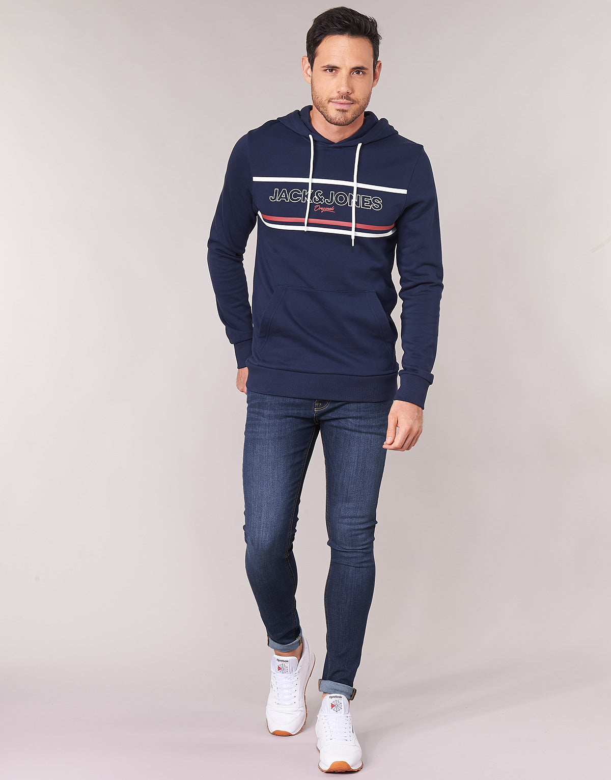 Jeans skynny Uomo Jack & Jones JJILIAM Blu
