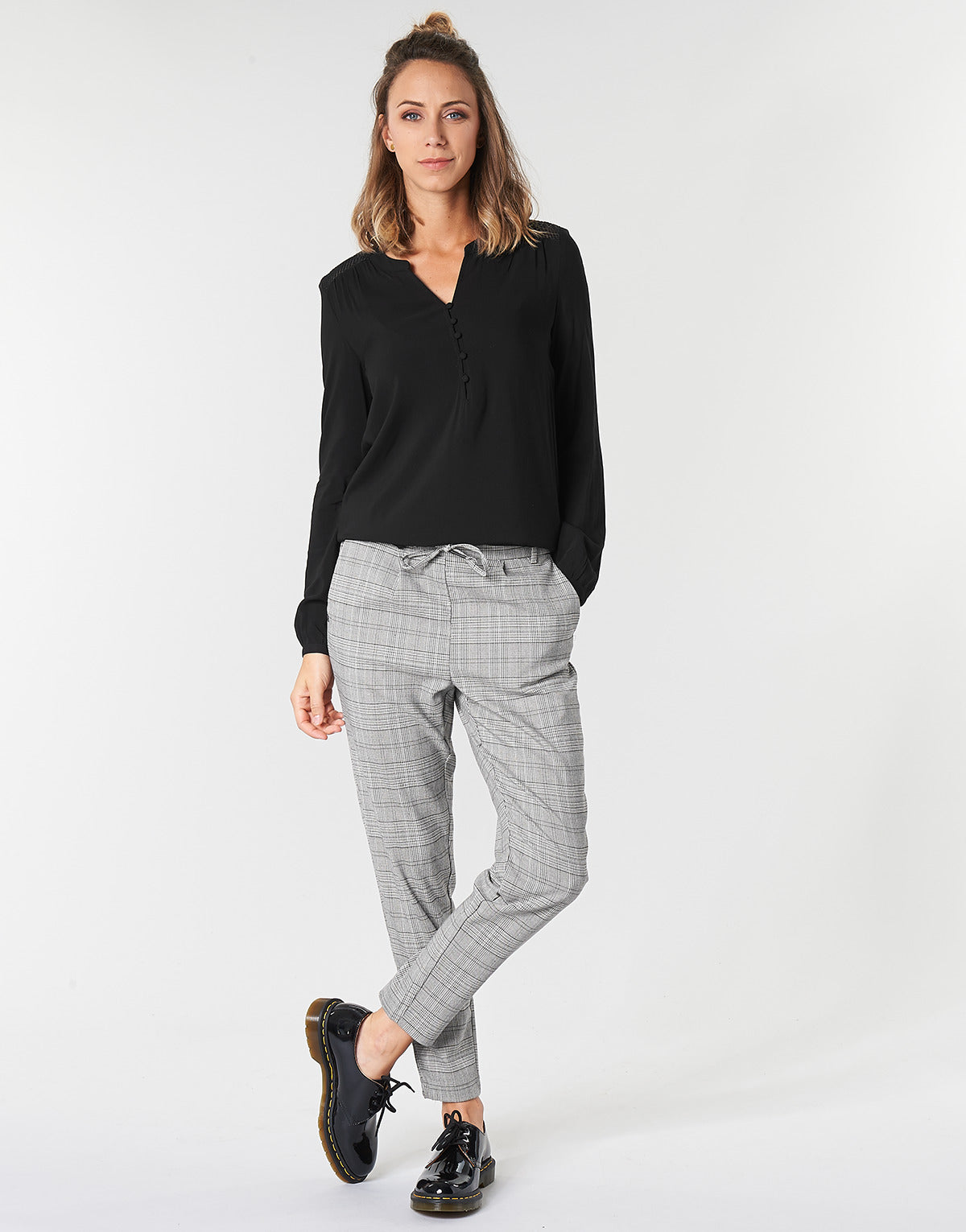 Pantalone Chino Donna Only ONLPOPTRASH Nero