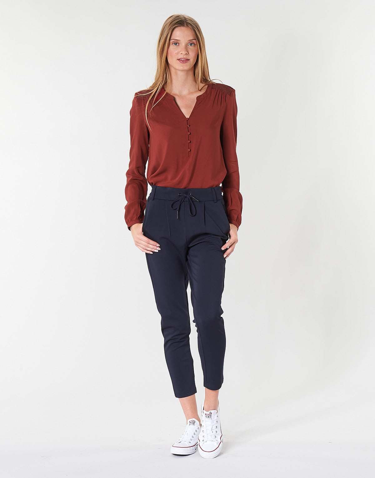 Pantalone Chino Donna Only  ONLPOPTRASH  Blu