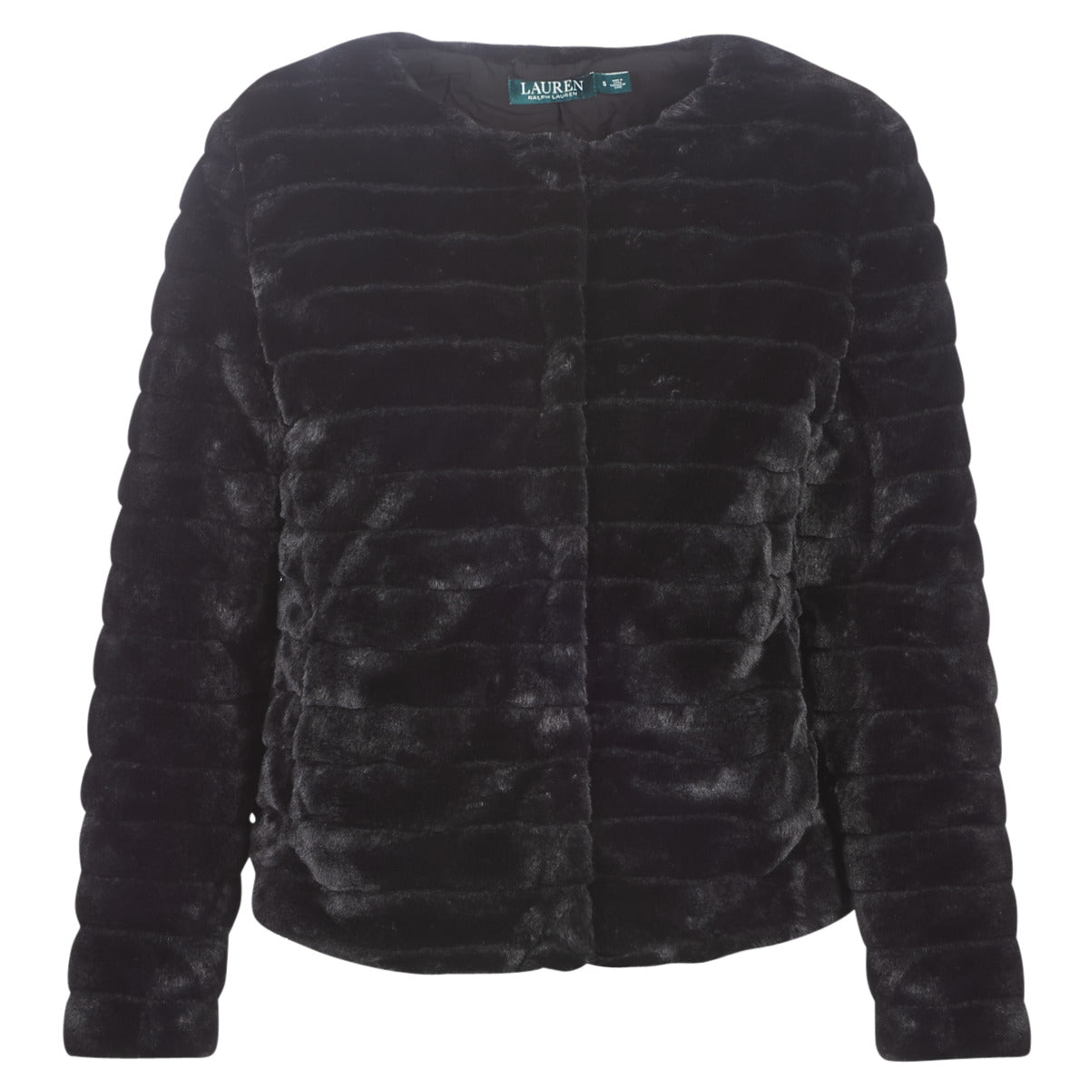 Mantella Donna Lauren Ralph Lauren FAUX CHUBBY Nero