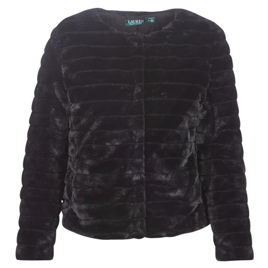 Mantella Donna Lauren Ralph Lauren FAUX CHUBBY Nero