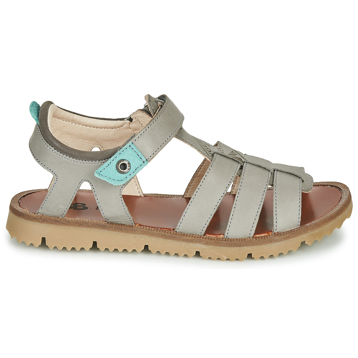 Sandali bambini ragazzo GBB PATHE Grigio