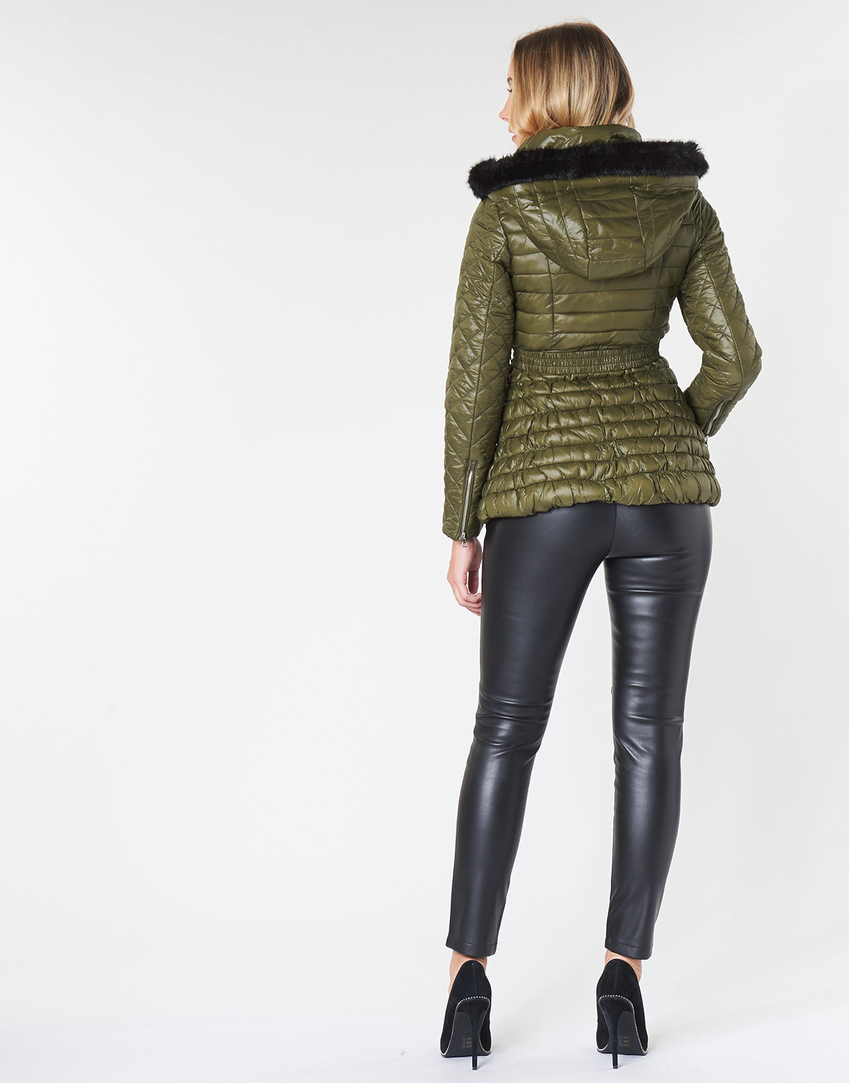 Piumino Donna Moony Mood LILOU Kaki