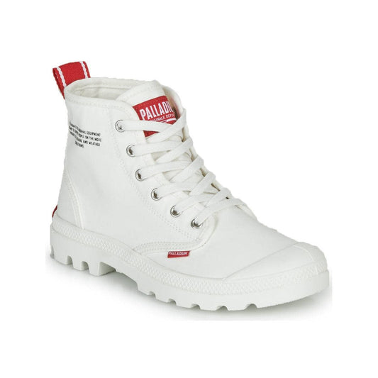 Sneakers alte Uomo Palladium PAMPA HI DU C Bianco