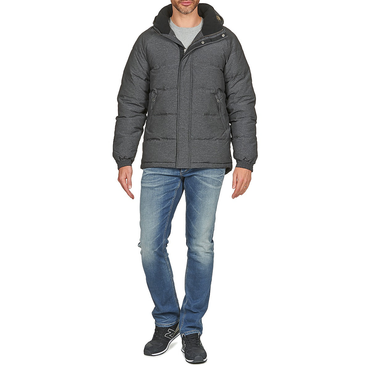 Piumino Uomo Selected MELAN Grigio