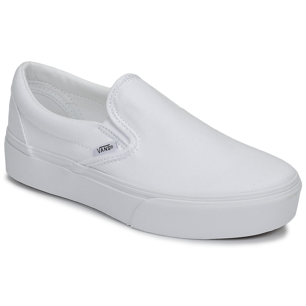 Scarpe Donna Vans Classic Slip-On Platform Bianco